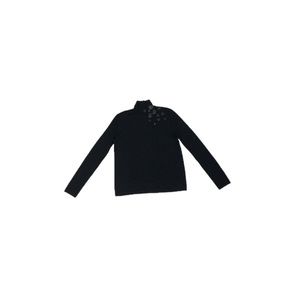 Akris Punto Black Wool Mock Neck Sweater - Women’s Size 10